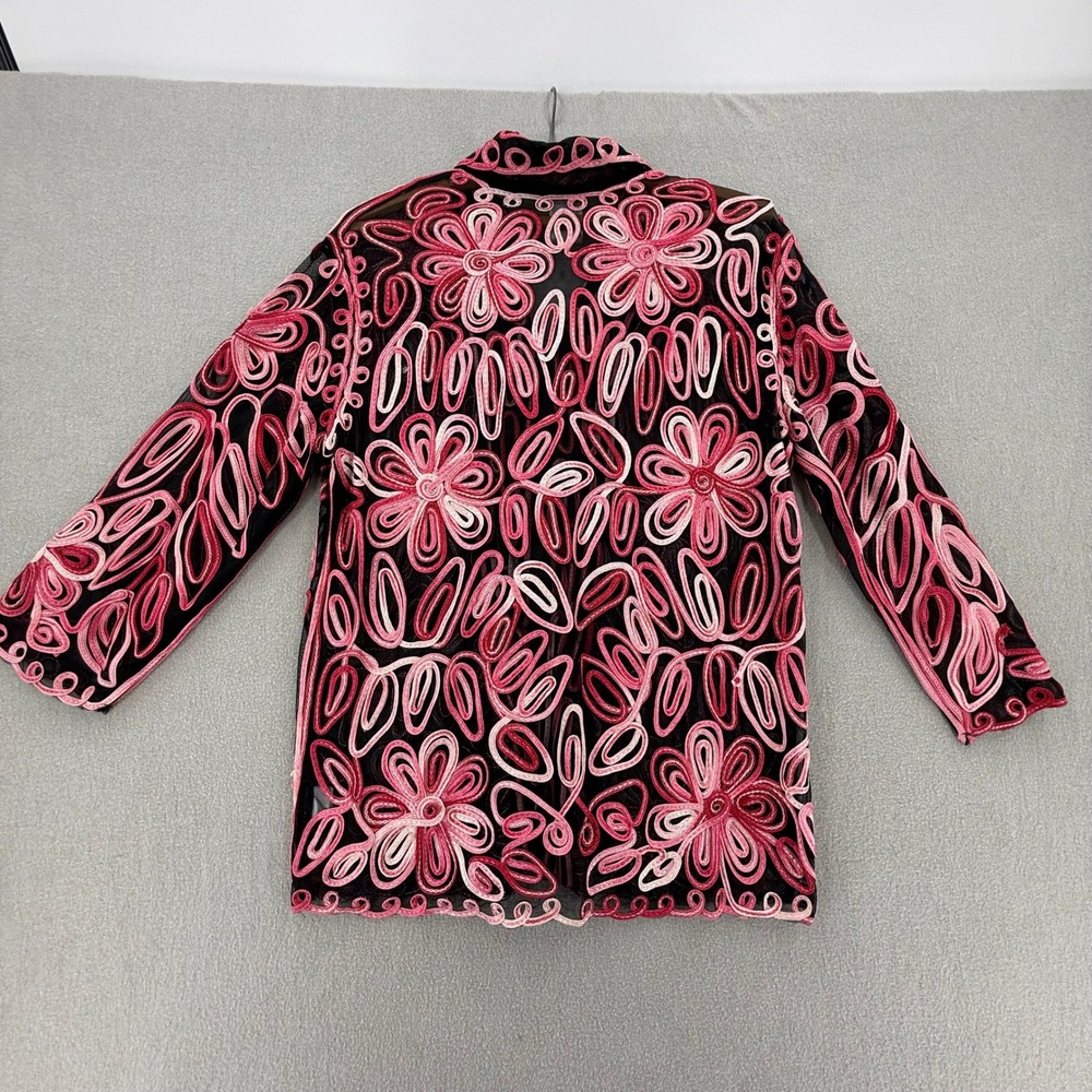 Mary Kay National Sales Director Jacket Embroidered Sheer Mesh Jacket Size Med - Picture 7 of 11
